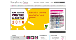 Desktop Screenshot of mairie-pierrefitte93.fr
